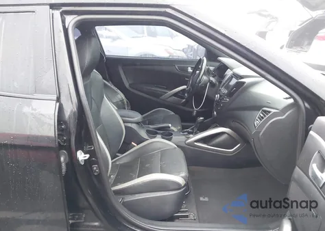 2016 Hyundai Veloster Turbo из США, поврежденный, VIN KMHTC6AE5GU286329